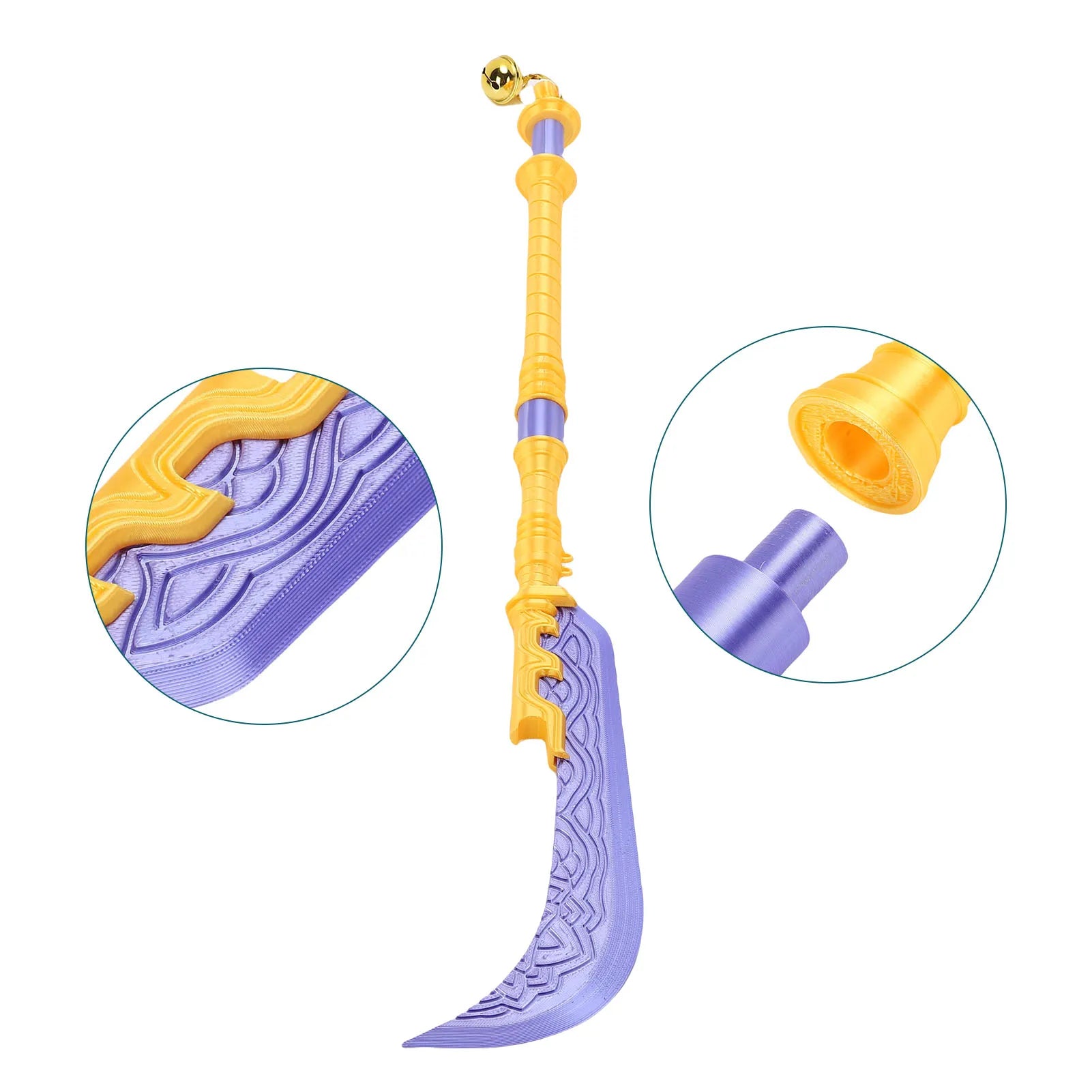 Anime Sword Replica 3D Printed Cosplay Long Fantasy Accessory Costume