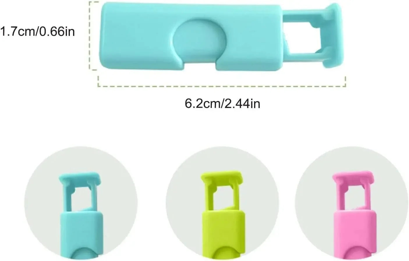 3-Pack Reusable Food Bag Clips – Seal Snacks & Keep Food Fresh