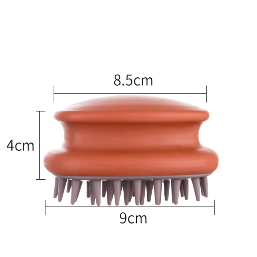 Gifts Comb Head Silicone Hair Washing Brush Easy To Clean Scalp Scratcher Massage Brush High Quality Washing Hair Tool Zpaxo