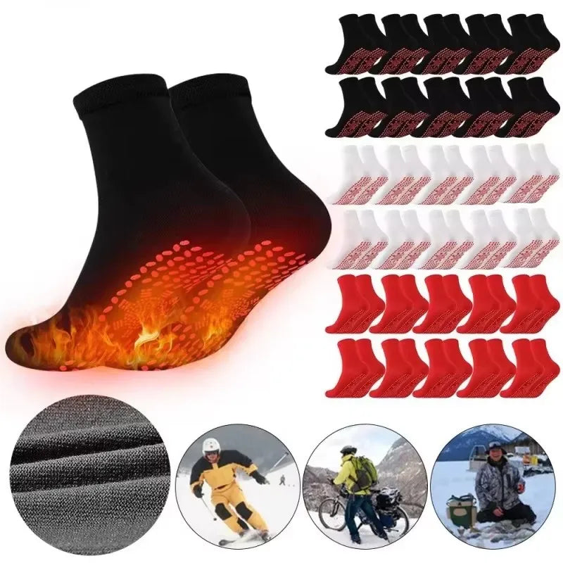 Self-Heating Thermal Magnetic Socks – Winter Warmth for Men