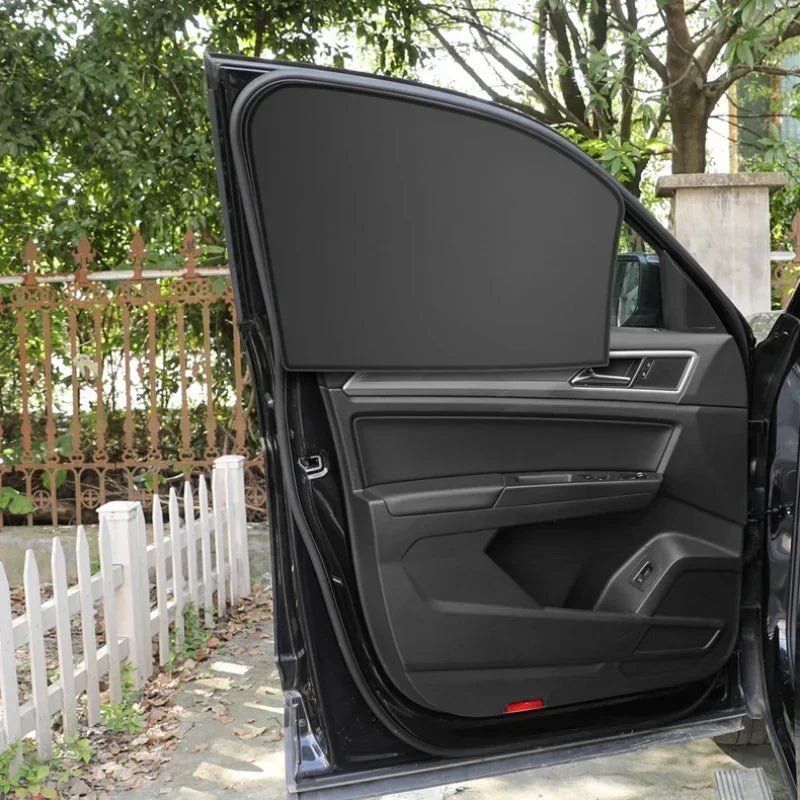 Car Window Sunshade Cover Summer UV Protection Side Front Rear Mesh
