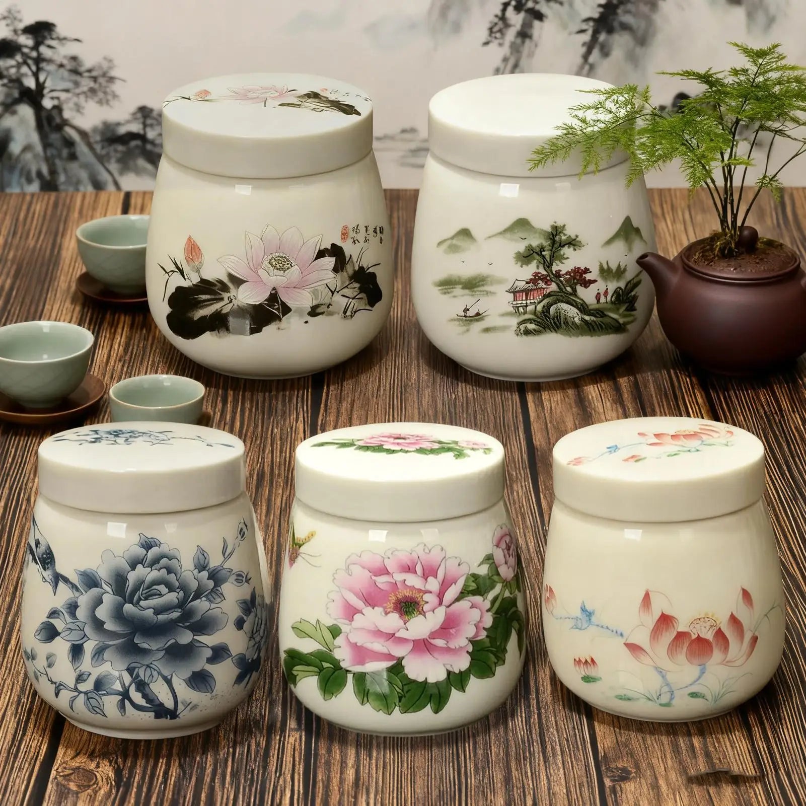 Coddled Egg Cups Ceramic Table Decoration Lids Home Dormitory Hotel