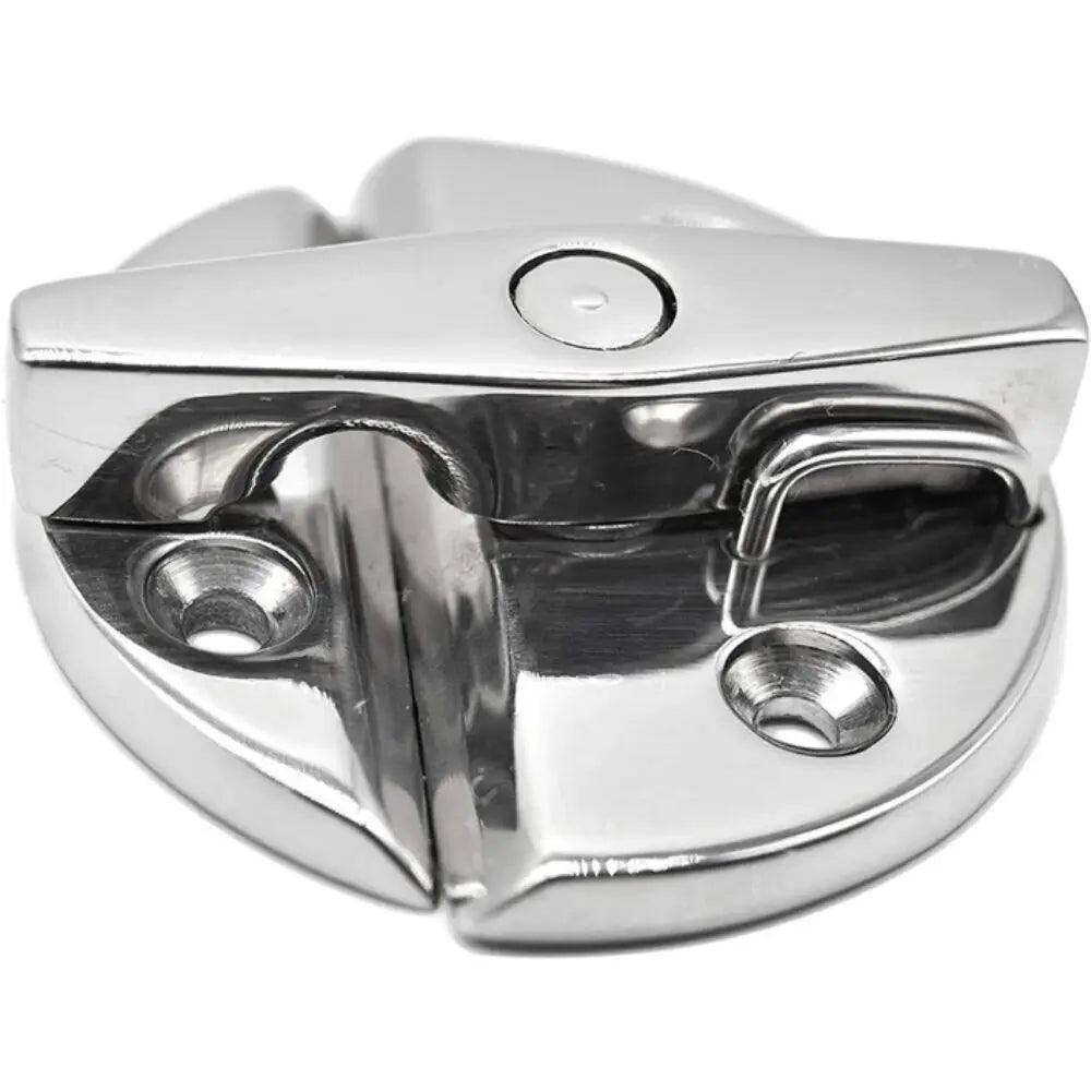316 Stainless Steel Marine Cabinet Lock 180 Degree Rotation Round Shape Boat Hardware Accessories Durable Hardware Zpaxo