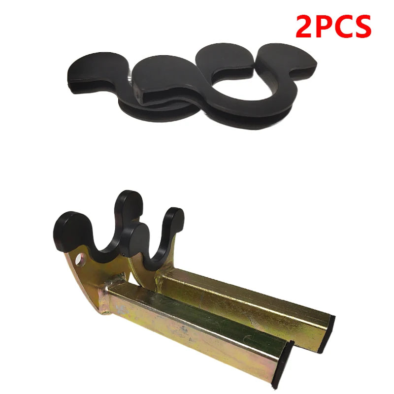 Universal Motorcycle Swing Arm Stand Hooks – Anti-Skid Rubber