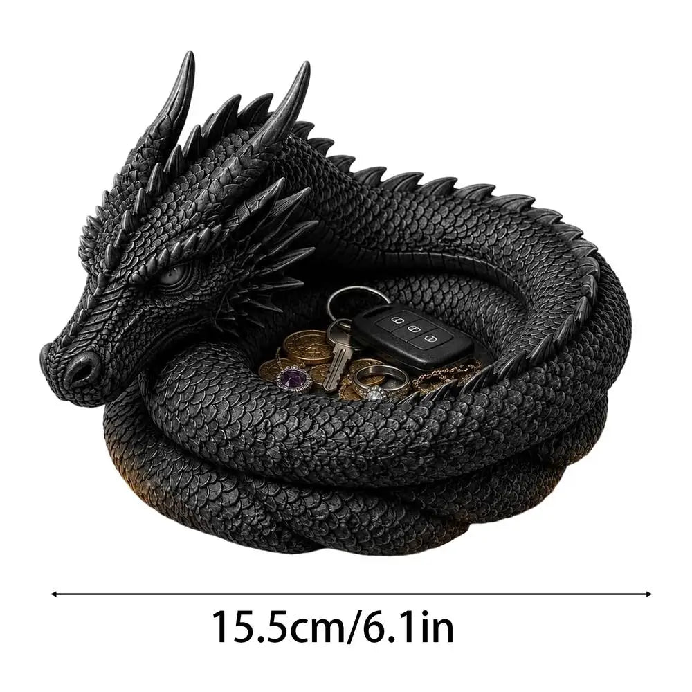 Catchall Bowl Gothic Dragon Storage Decoration 3D Printed Coin Ring