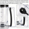 Cupcake Batter Dispenser - Designed for Easy Pouring - Non-Stick And Space-Efficient Ideal for Making Waffles Cakes and Pancakes Zpaxo black