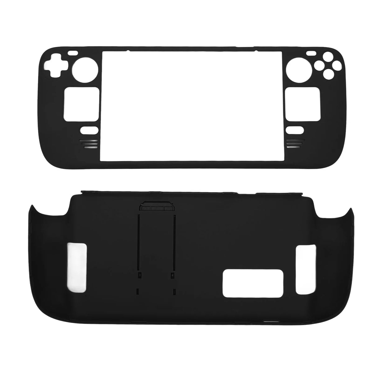 Kickstand Case Steam Deck Hands Full Protective Game Console Accessory Zpaxo black