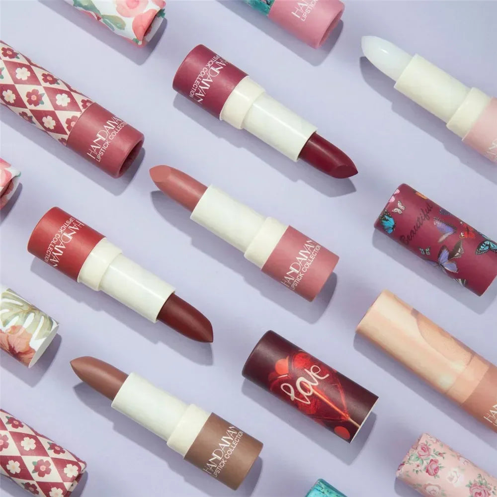 8 Colors Moisturizing Velvet Matte Lipstick Waterproof Long Lasting Not Easy To Fade Sexy Red Lip Tint Nude Lipstick Cosmetics Zpaxo