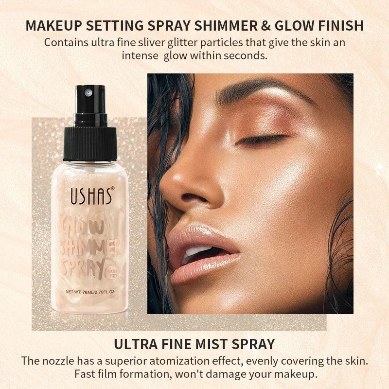 Diamond Liquid Highlight Waterproof Gloss Glitter Body Bronzer