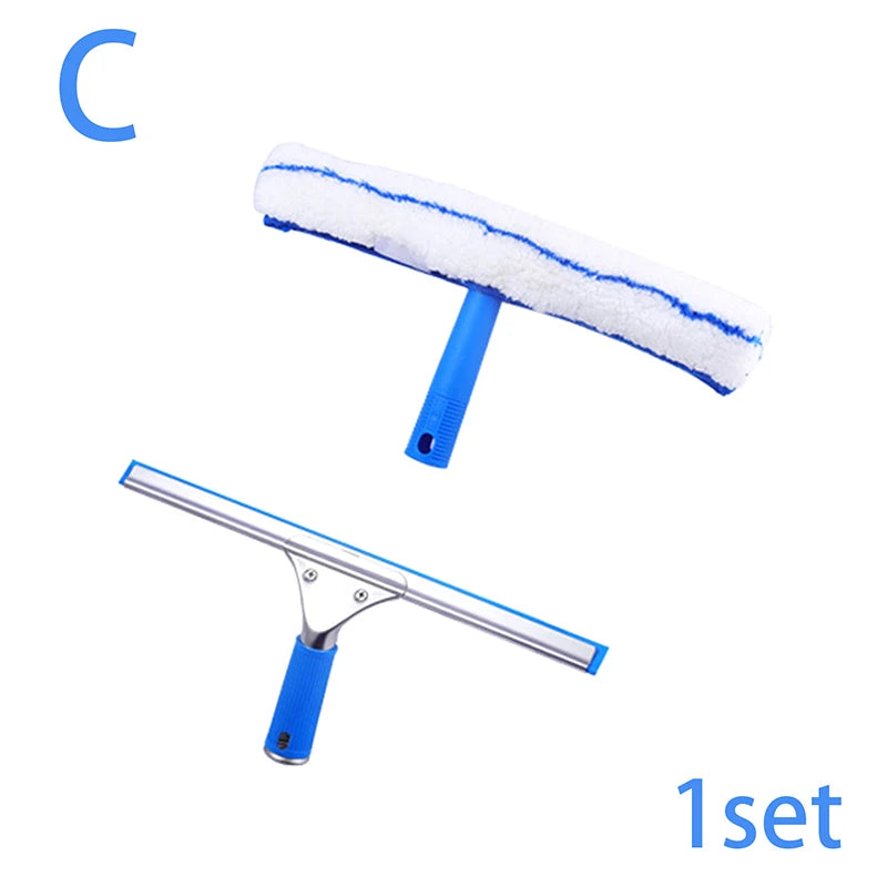 35cm Window Squeegee & Microfiber Washer Combo | Glass Wiper