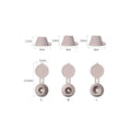 Silicone Inverted Bottle Caps Flipping 3 Sizes Shampoo Bottles Lids Zpaxo Pink
