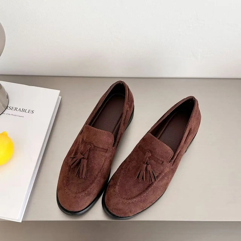 Butterfly Knot Flat Bottom Bean Shoes Women's Spring Autumn
