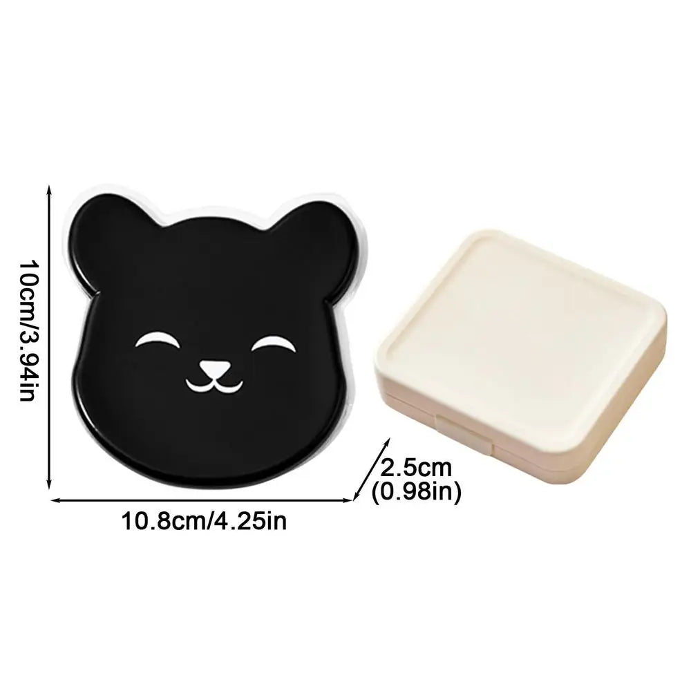 Bear Shape Silicone Lotion & Sunscreen Applicator | Reusable Sunscreen Applicator Zpaxo Black 1PC