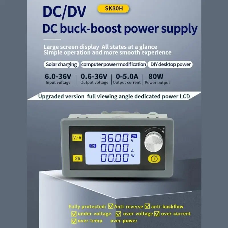 652F SK80H DC6~36V to DC0.6~36V Laboratory Power Supply 5A 80W Converter Voltages Current Adjustable Power Module Zpaxo CN