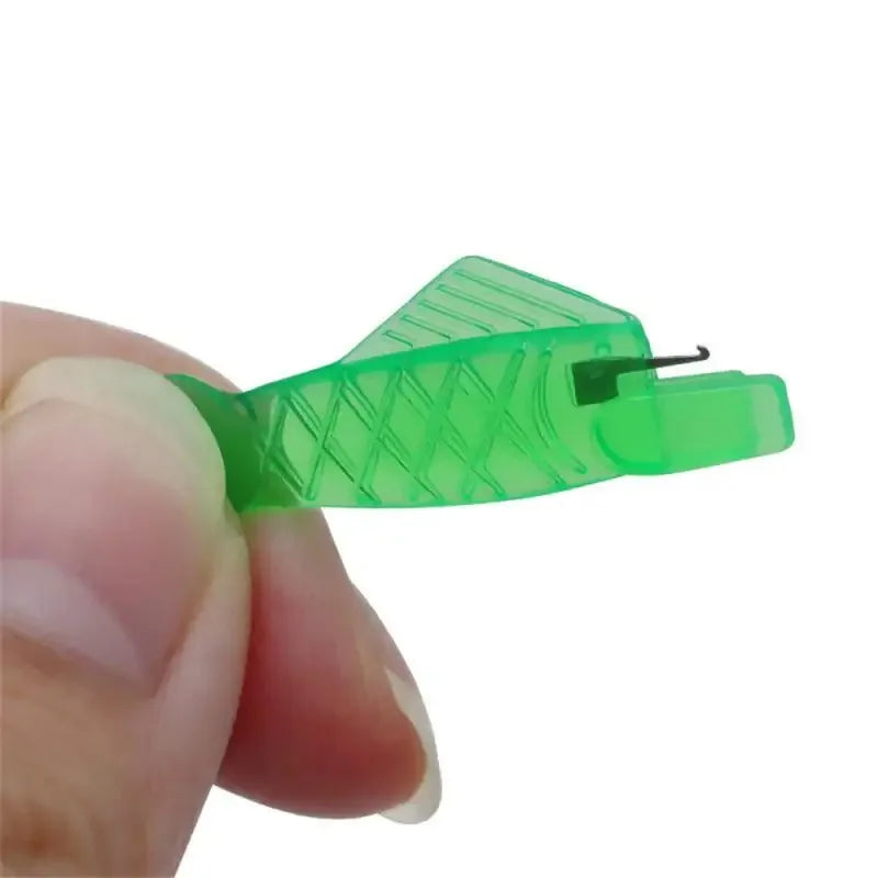 Mini Automatic Needle Threader With Hook Plastic Needle Sewing Machine Insertion Elderly Quick Changer Craft Accessories Zpaxo