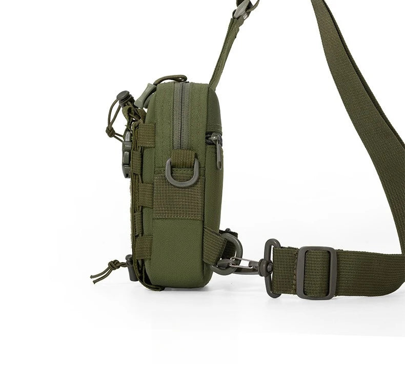 Tactical waist bag multifunctional hanging bag outdoor mobile phone crossbody bag chest bag camping cycling water bottle bag Zpaxo