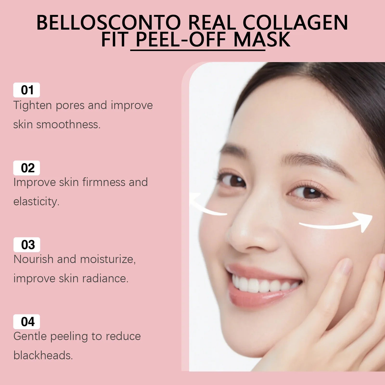 Collagen Peel Off Mask – Blackhead Removal & Skin Brightening Peel Off Face Mask Zpaxo