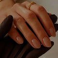 Fashion Long False Nails Almond Solid Color Fake Nails French Full Cover Nail Tips for DIY Zpaxo CW531