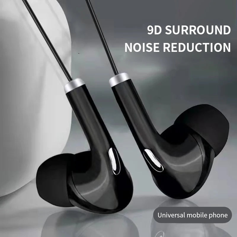 Universal 3.5mm Wired Earphone HiFi Stereo In-Ear Headset Sport Music Headset With HD Microphone Headphones For Laptops Computer Zpaxo