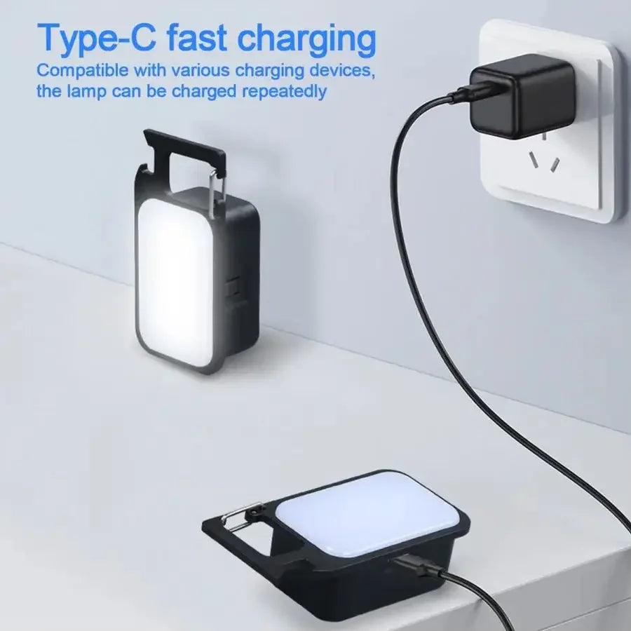 POCKETMAN Mini LED Keychain Flashlight – 4 Modes USB-C