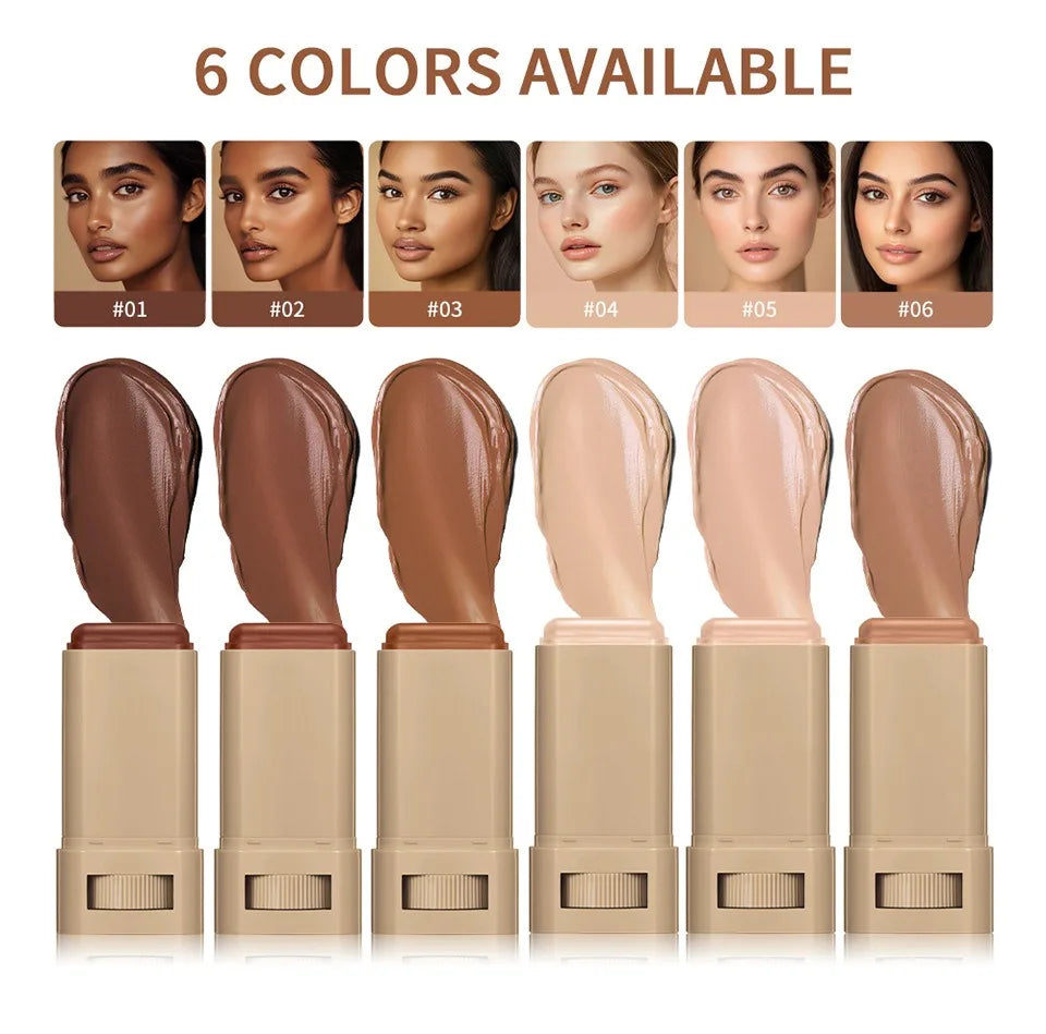 Foundation Stick Balm Skin Bronze Tint Eraser Smooth Plumper