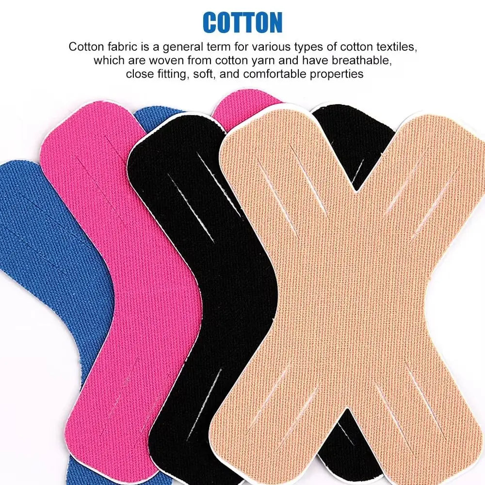 Waterproof Gym Kinesiology Tape Precut Breathable Athletic Sports Zpaxo