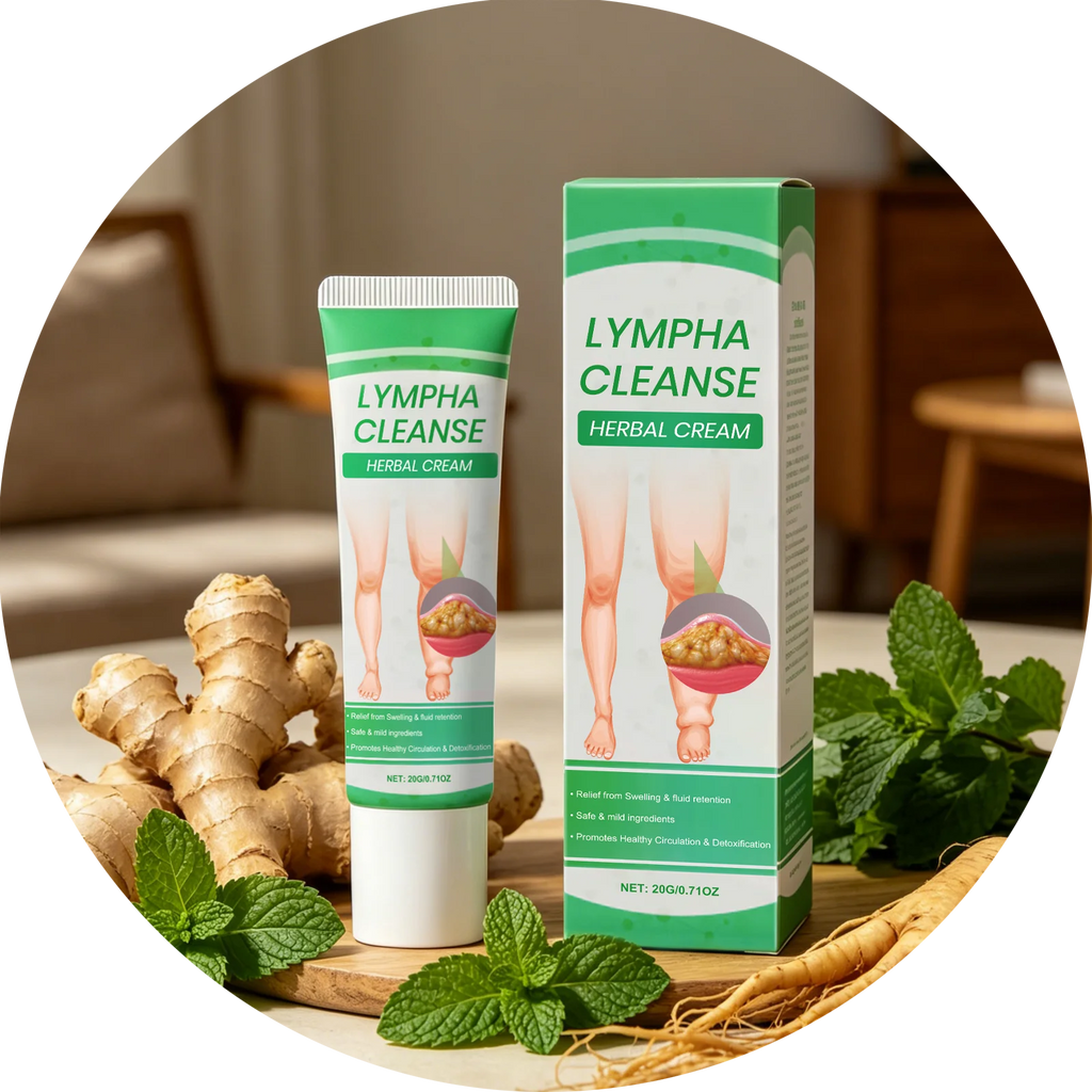 Herbal Lymph Massage Cream – Detox, Circulation & Swelling Relief Lymphatic Massage Cream Zpaxo Lymph Care Cream x 10PCS 20g