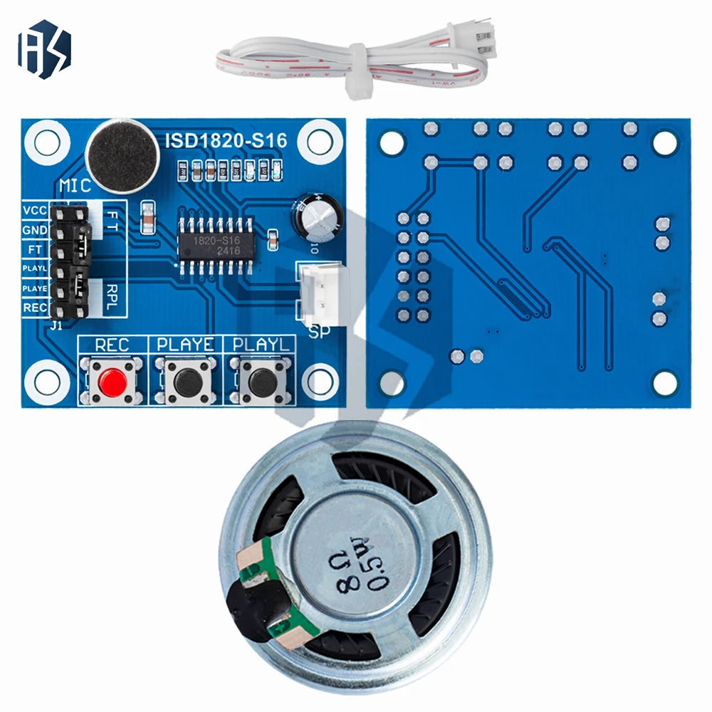 ISD1820 Recording Module Voice Board Telediphone Microphones Zpaxo