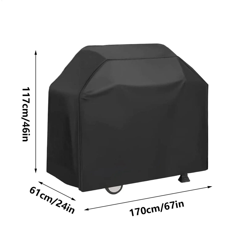 BBQ Grill Cover Outdoor Barbecue Cover Waterproof Anti-UV Protector For Outdoor Cooking Equipment Camping Picnic Backyard Zpaxo