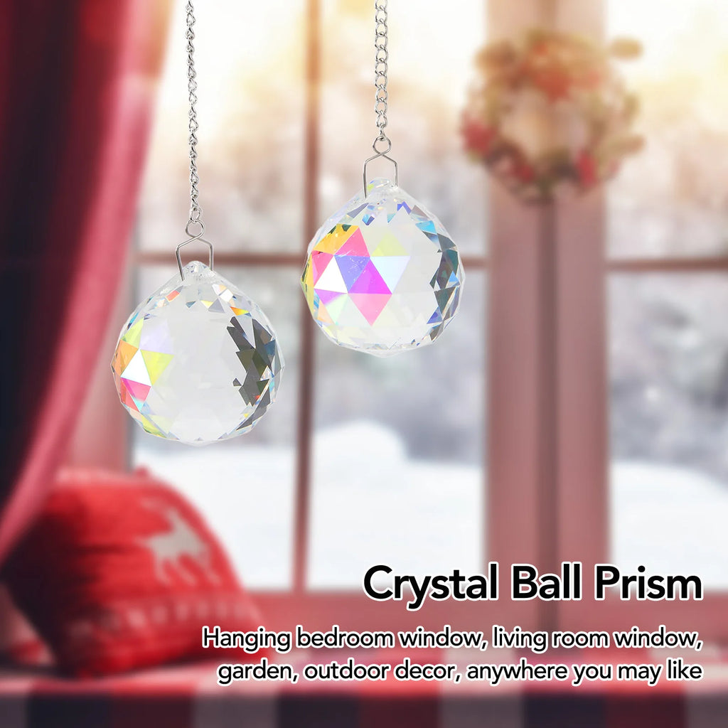 Window Rainow Maker Sparkling Decorative Hanging Crystal Ball Prism