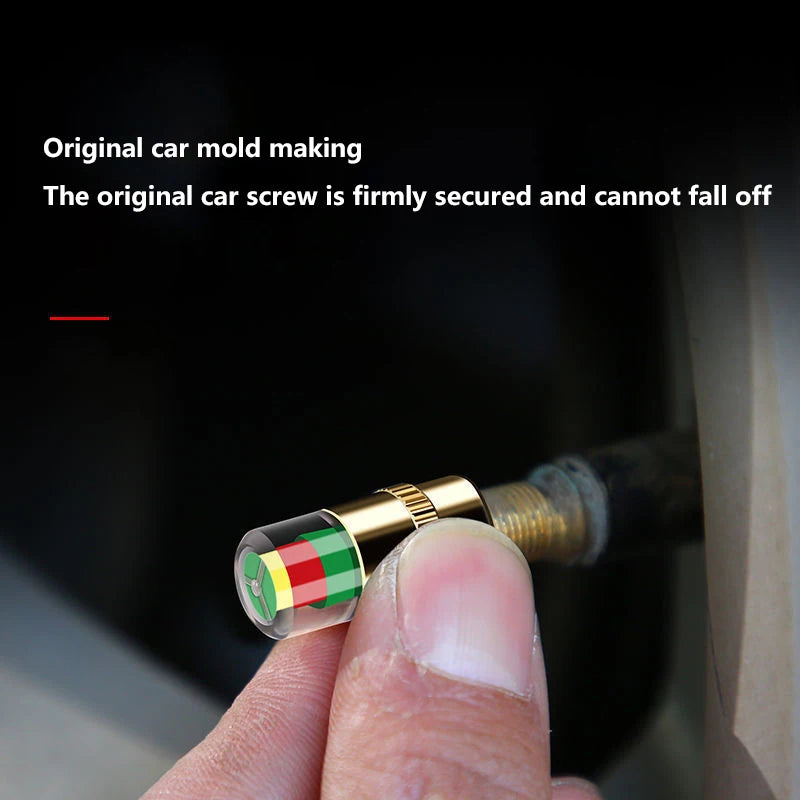Tyre Pressure Monitor Valve Cap Sensor Kit – Car & Motorcycle
