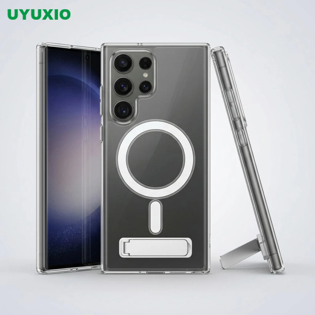 UYUXIO Magnetic Clear Case Samsung Galaxy S26 S25 Ultra S24 S23 FE