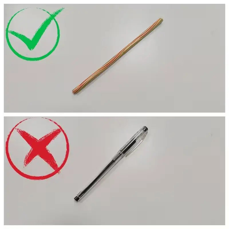 2pcs random Wooden Pencil Bookmark & Pen Holder – Plastic Clip Marks Pages, Convenient for Reading Journaling Zpaxo