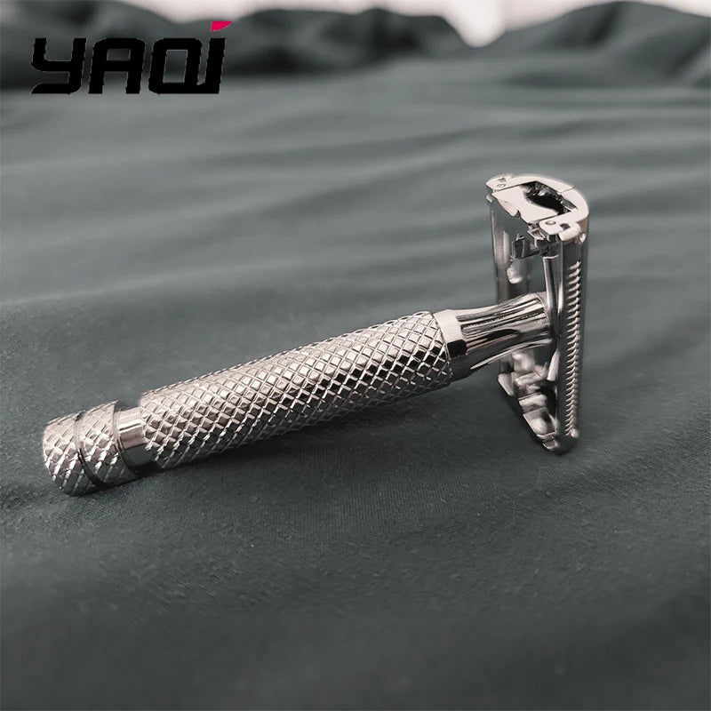 Yaqi Monarch Chrome Safety Razor | 0.90mm Blade Gap for Men Safety Razor Zpaxo