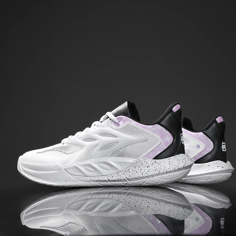 Men's Basketball Shoes Breathable Cushioning Non-slip Wearable Runing Zpaxo 8603-1 2 38