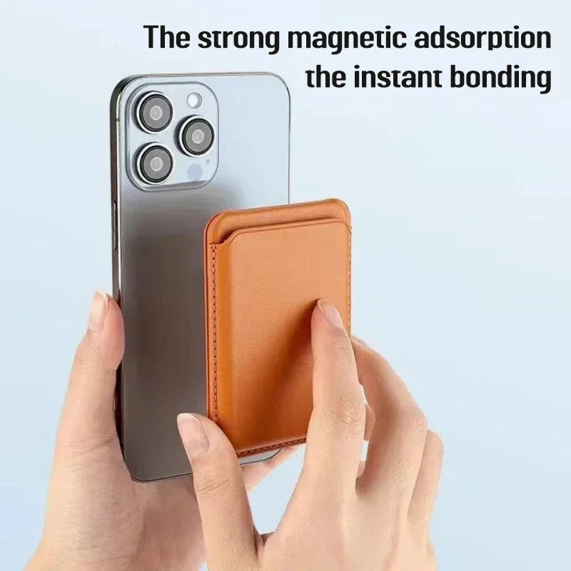 1 Strong Magnetic Leather Wallet Hide Stand Case Iphone 15 14 13 Max