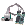 M 2 Gigabit Network Adapter 1000 100Mbps M2 RJ45 PCIE Bus Card