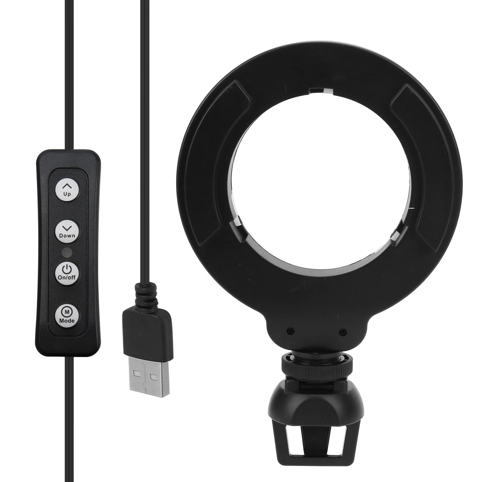 LED Dimmable Light Selfie Fill Clip Live Video Laptop Tablet