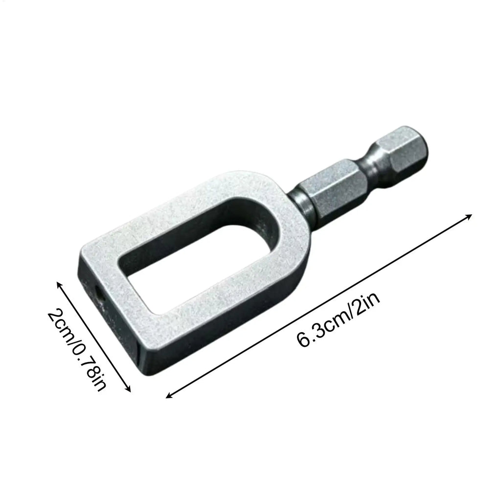 Drill Wire Twister Multifunctional Small Alloy Connector Electric Drill Wire Twisting Tool for Binding Winding Tying Wiring Zpaxo