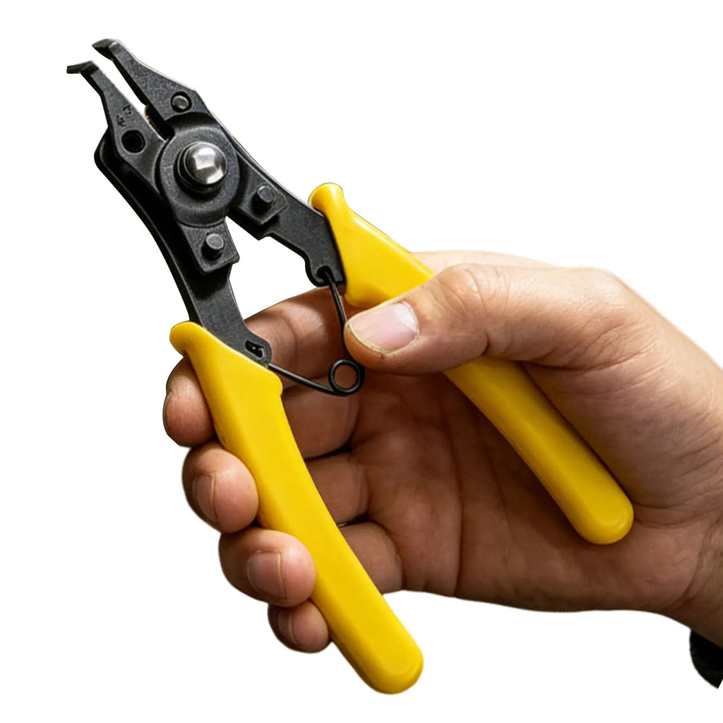 1 Convertible Internal External Retaining Ring Plier Anti-slip C Clip