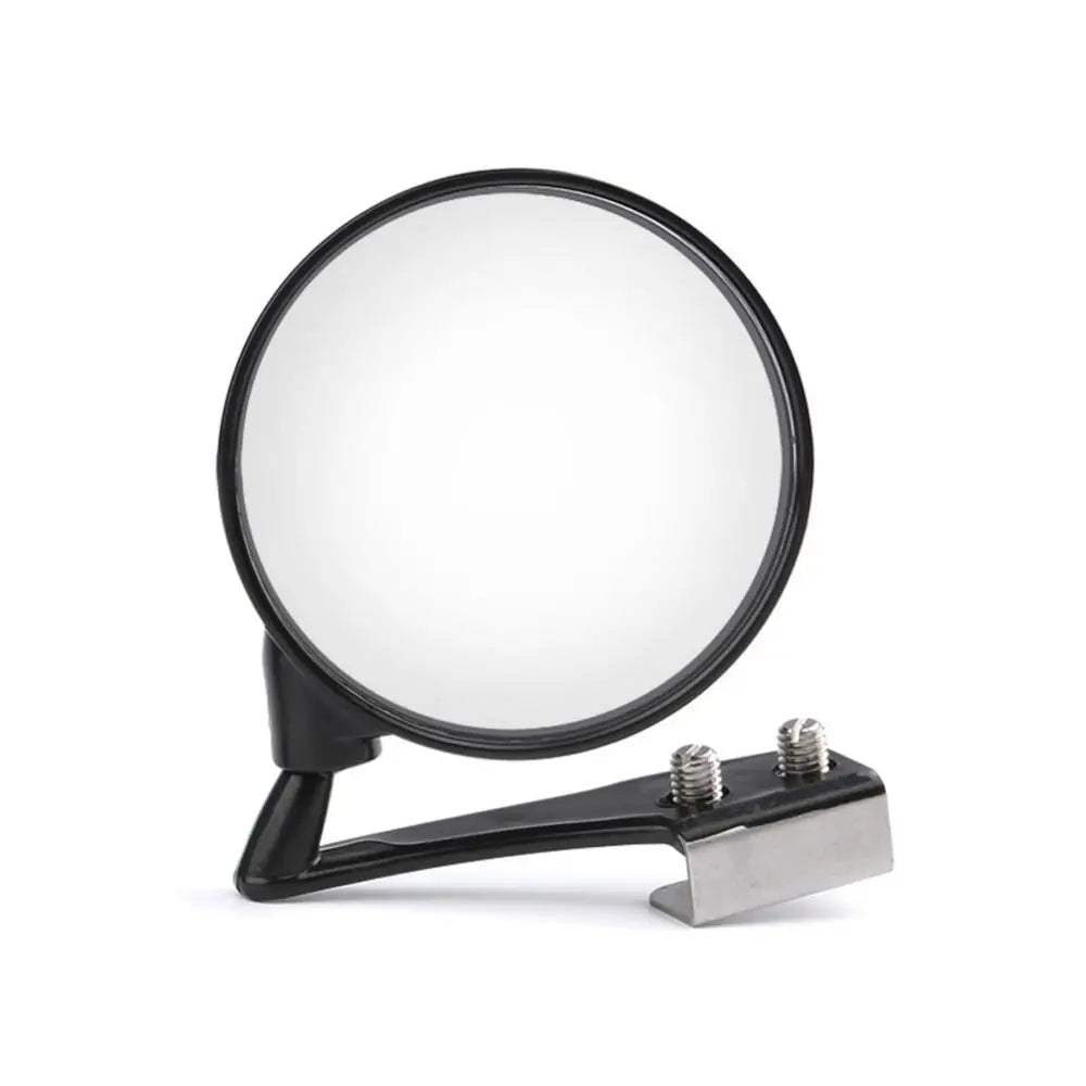 ABS Car Front Wheel Blind Zone Mirror 360 Degree Wide Angle Rotation Zpaxo black-left