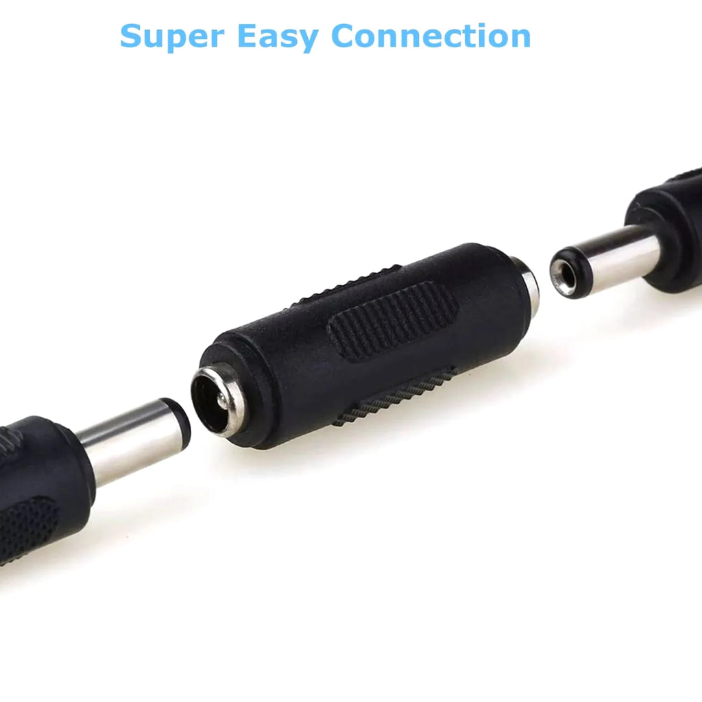5 5mmx2 DC Coupler Female Power Connector F Adapter Jack Socket Plug