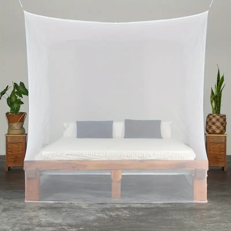 Portable And Easy To Install Single Opening Encrypted Mosquito Net, Bedroom Mosquito Cover - Perfect For Bedrooms, Dormitories Zpaxo