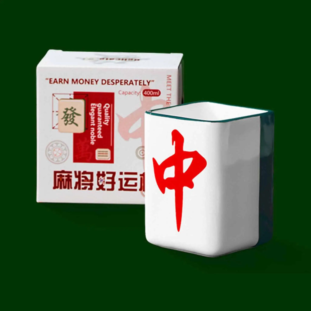 Ceramic Coffee Mug Mahjong Water Cup Novelty Mugs Women Men Family