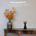 Lifelike Resin International Chess Decor Premium Desktop Adornment