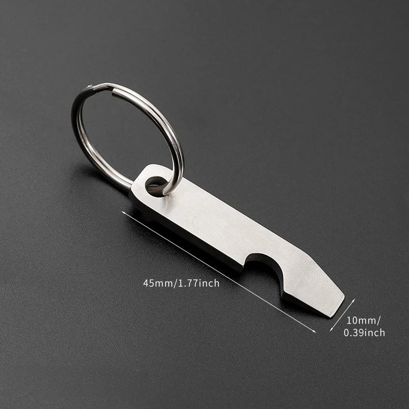 Mini Stainless Steel Keychain Bottle Opener – EDC Tool