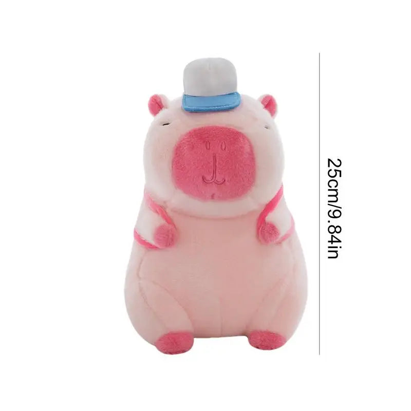 Capybara Stuffed Animal 9.8 Inches Stuffed Animal Toy Cuddly Plush Dolls For Kids And Adults Huggable Collectible For Living Zpaxo