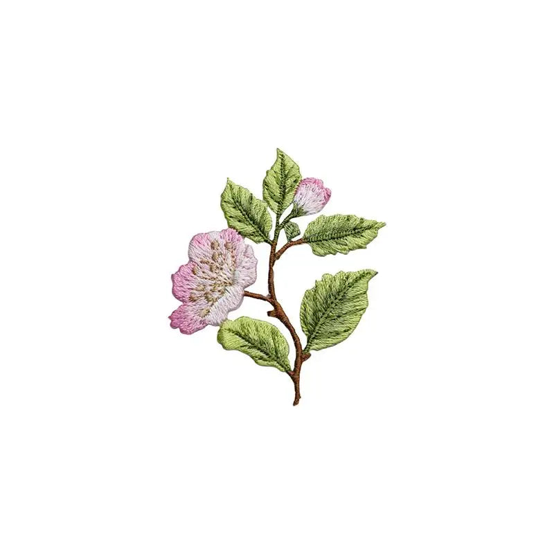 ▶1Pcs Jacket Jeans Craft Accessories Flower Embroidery Patch Iron On Elegant Patches For Clothes Bags DIY Embroidered Stickers Zpaxo A3