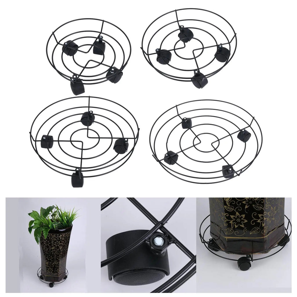 Plant Trolley on Wheels Heavy Duty Plant Stand with Wheels for Large Potted Trees Large Pots Plant Pot Indoor Large Vases Zpaxo