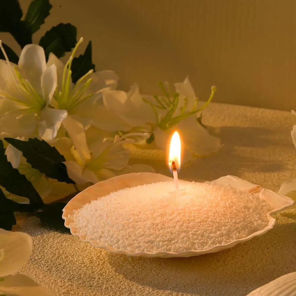 1LB Pearled Sand Wax Candle Making Kit with 10 Wicks – DIY Gift Candle Making Kit Zpaxo